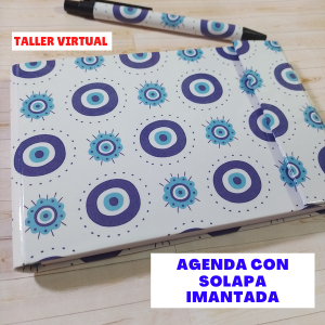Agenda con solapa Imantada