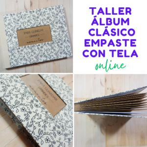 Álbum clásico con empaste de tela